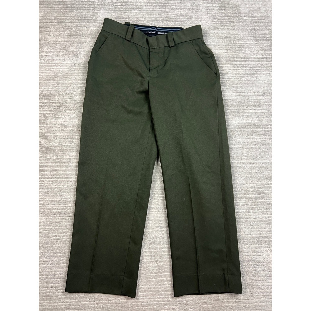 Horace Small Uniform Pants Womens 10 Olive Green Sentry Straight Leg Workwear